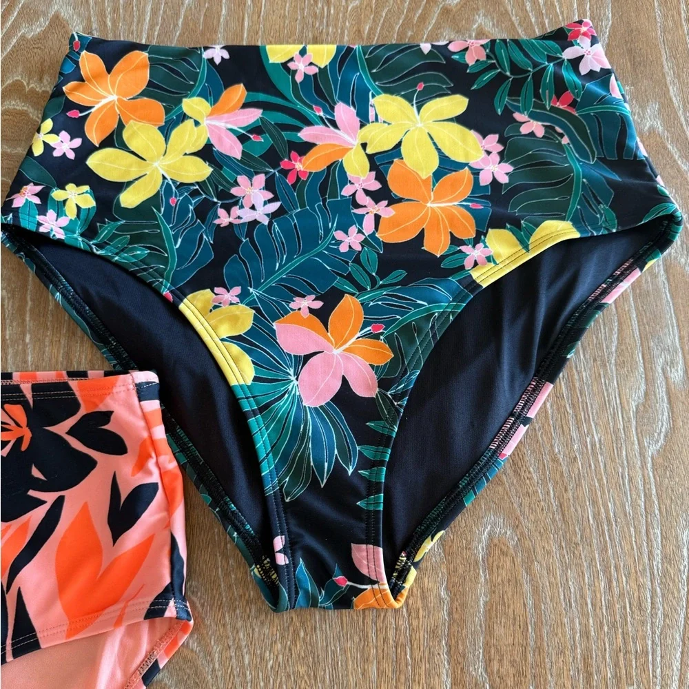 OLD NAVY Bikini Bottom Bundle High Waisted Women’s Size‎ M